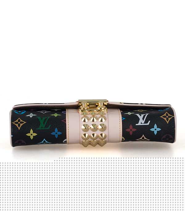1:1 Copy Louis Vuitton Monogram Multicolore Courtney Clutch M45640 Replica